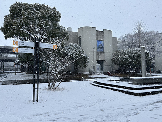 名古屋は雪景色