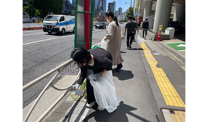 ゴミ拾いをしました！