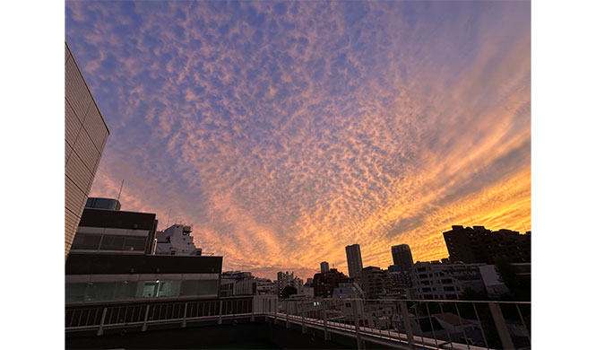 夕焼け雲