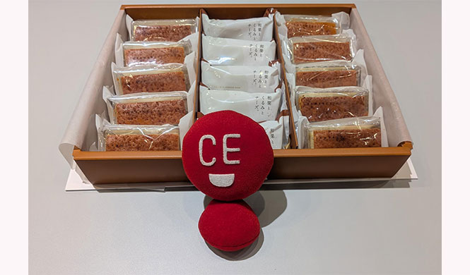 お客さまからのお土産です