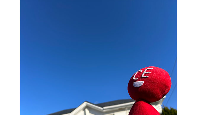 澄んだ青空 冬の空